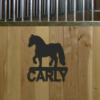 Mini Horse Stall Sign